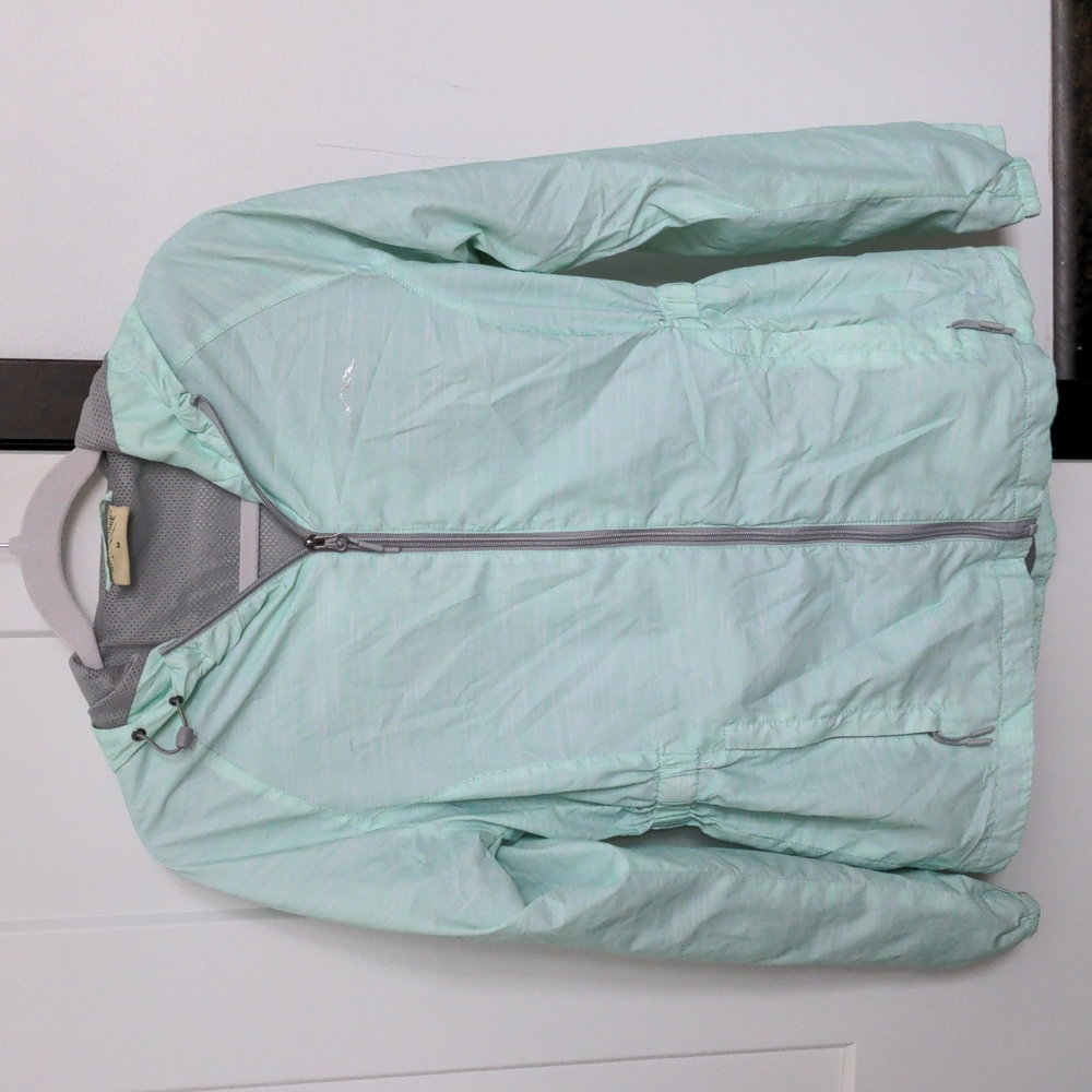 Rustic Ridge Wind/Rain Jacket, Mint Green, Size M